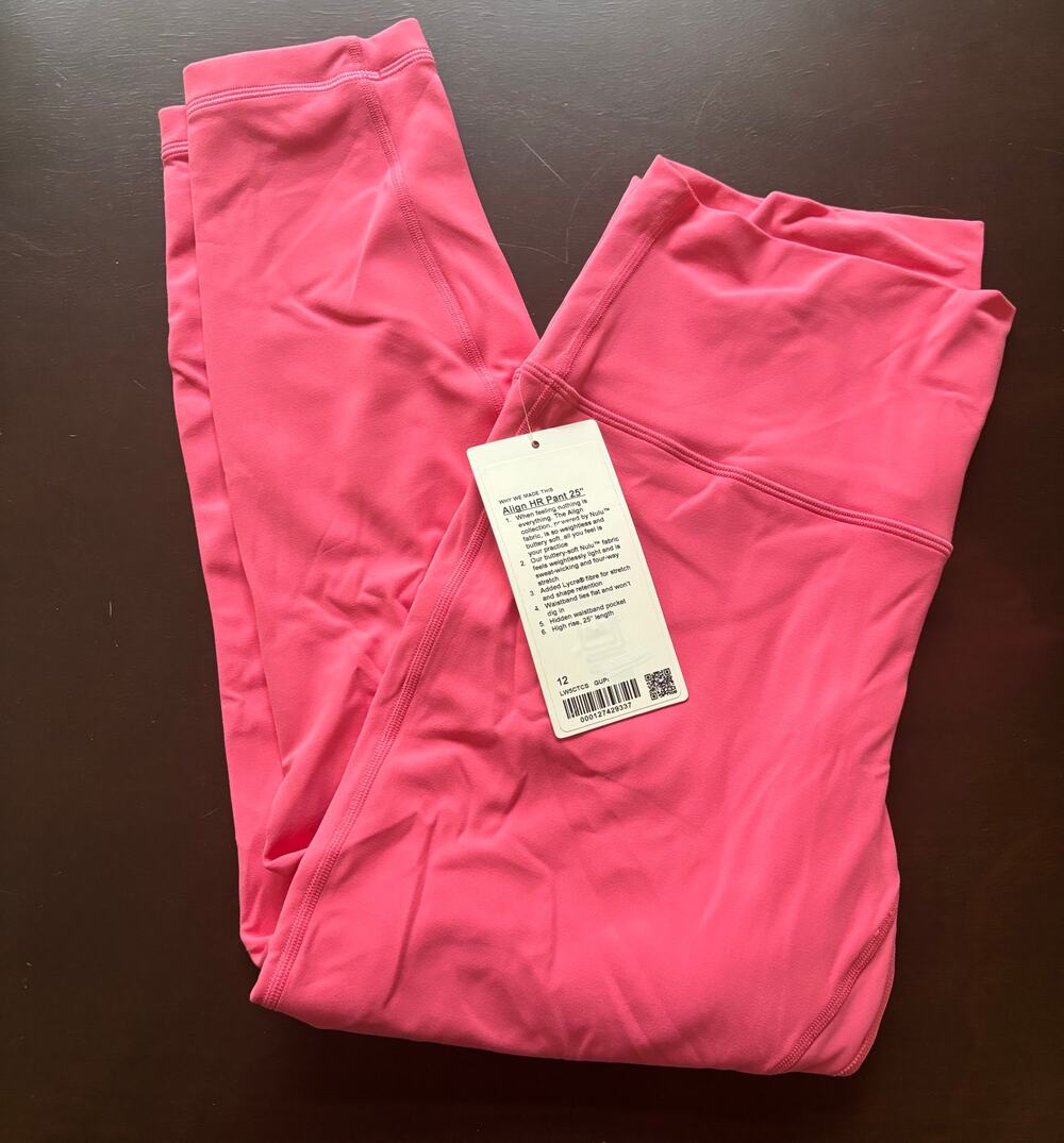 NWT Lululemon Align HR Pant 25" GUPI Sz 12
